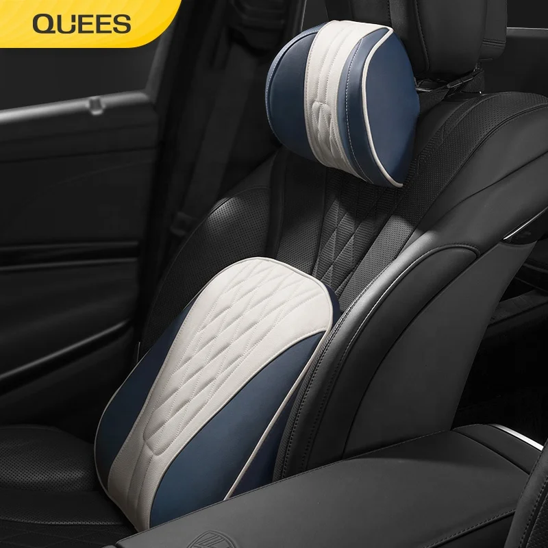 Quees New Folding Patented Wholesale Travel Neck Rest Pillow Memory Foam Travel Pillow