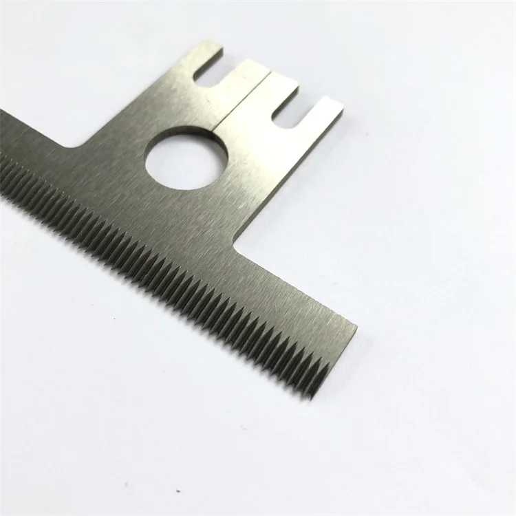 Прямая поставка с завода, нож, резак, зигзагообразное лезвие, Индивидуальный размер, дешевое зубчатое упаковочное лезвие