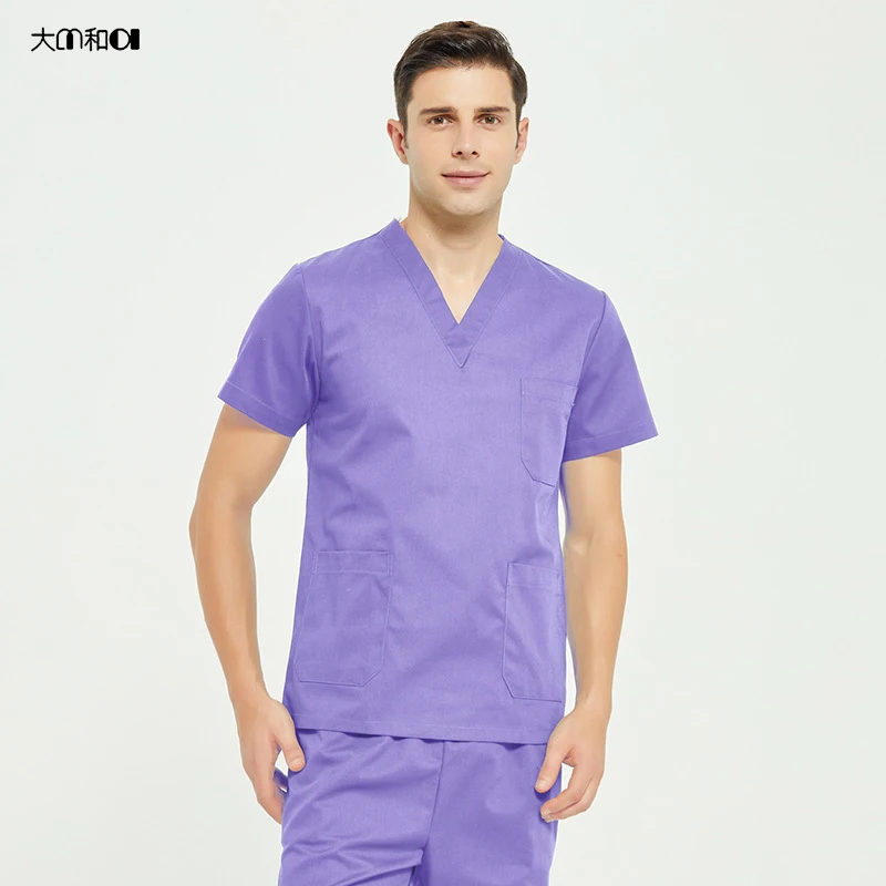 Scrubs Sets For Woman Sexy Pink Scrubs Sets And Jacket Pakistan Enfermera Pink Doctor Jumpsuit Male Nurse Uniforms
