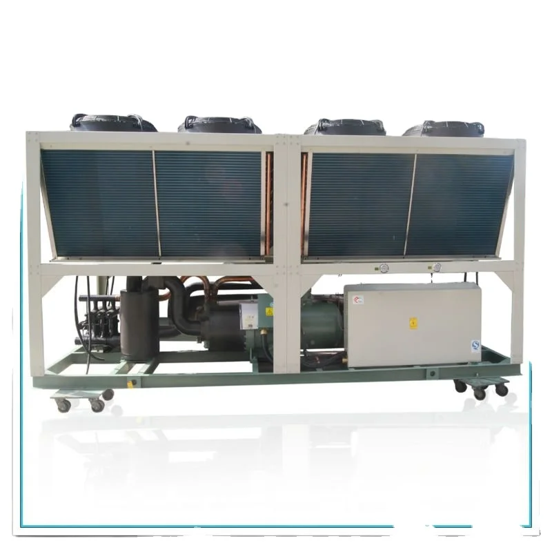 Air conditioning unit, air cooled chiller, air cooled industrial chiller