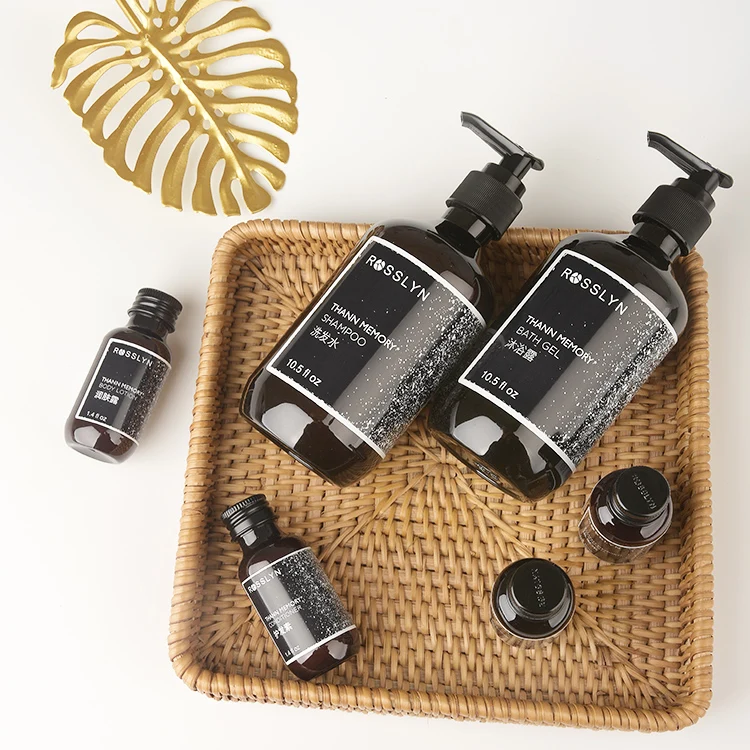 Customized Logo Personalised Hotel Toiletries Set Amenities High-end Hotel Shampoo Amenities Sets