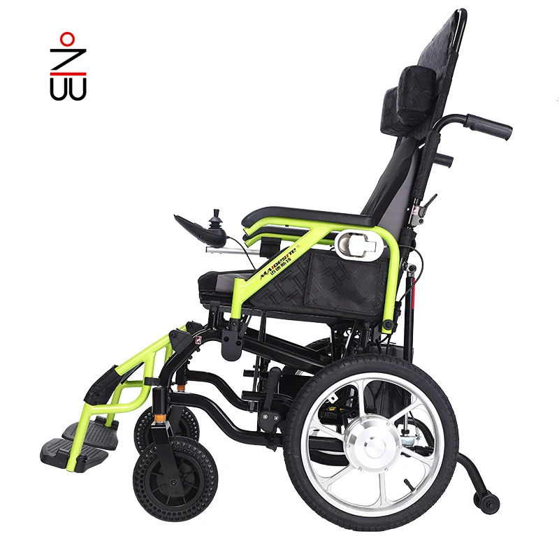 Легкоуправляемая складная электрическая инвалидная коляска со светодиодным дисплеем