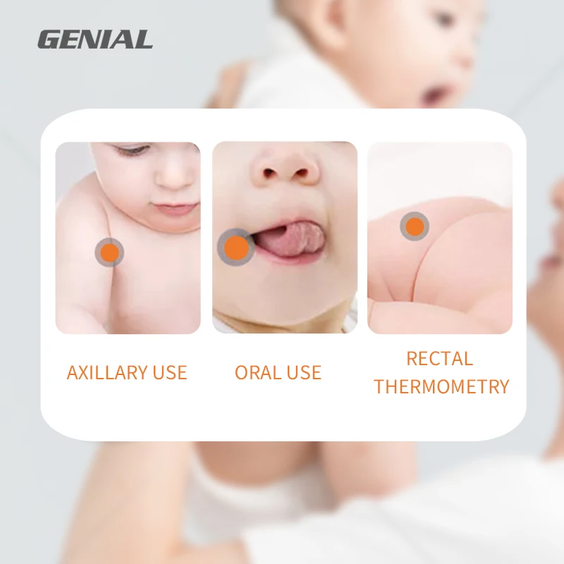 High accurate hospital thermometer oral mouth body thermometer home using flexible lcd electronic temperature