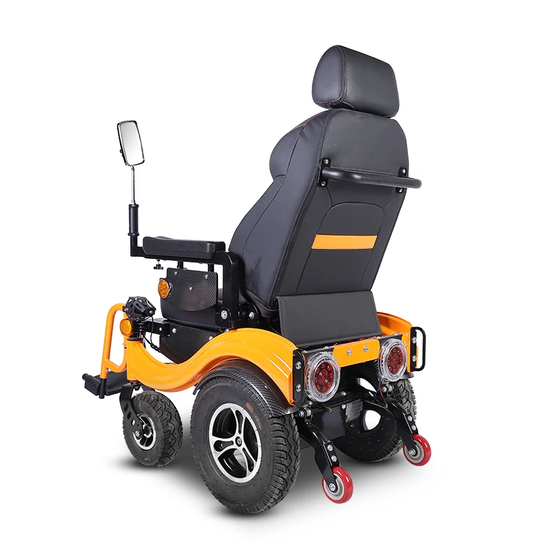 2022 New Intelligent Automatic Reclining Electric Wheelchair Sports Disabled Electric Wheelchair Elderly Scooter