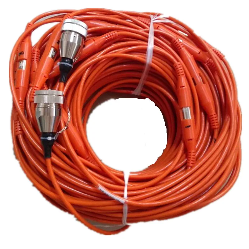 NK27 Connector 24channels Seismometer Cable 12 Channels Geophone Cable