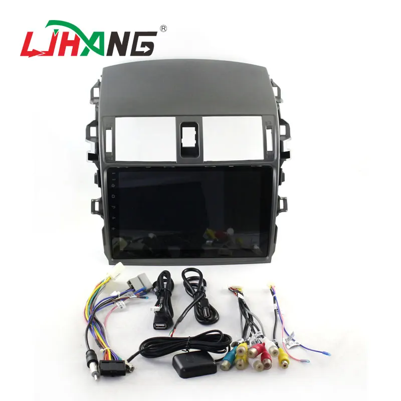 LJHANG Android 12 DSP Car Radio Multimedia Player GPS Navigation For Toyota Corolla E140 E150 2006-2013 2 din stereo