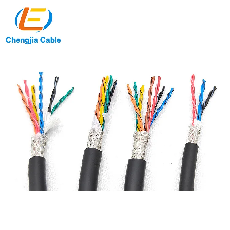 YY506 2X2X0.3 (22AWG)Yaskawa Electric Encoder Cables AC Servo Motor Encoder Feedback Cable Mitsubishi Servo Motor Power Cable