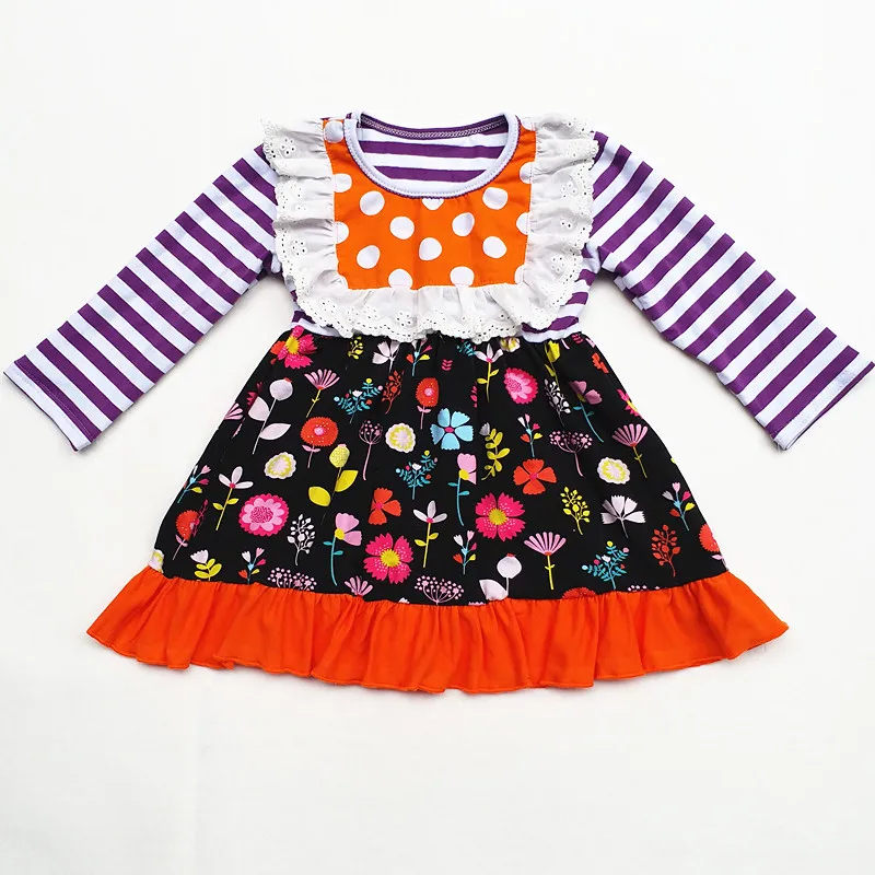 
Kids frock dress for 12 years old girls cotton frock design floral lace design dress for spring and winter festival clothes 