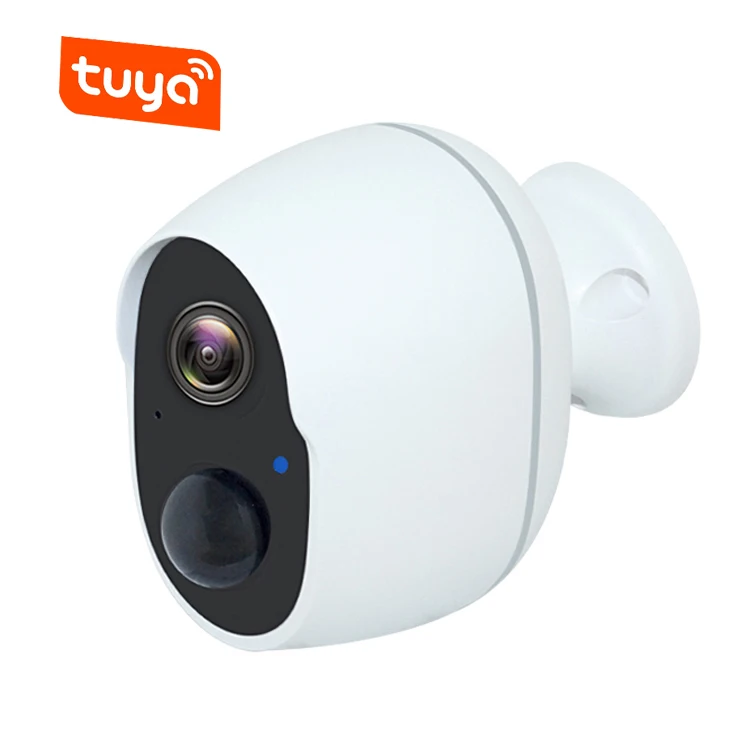 1080P Tuya Smart Indoor Home Security CCTV Camera WIFI Rechargeable Battery IP Camera System Wireless With Night Vision
