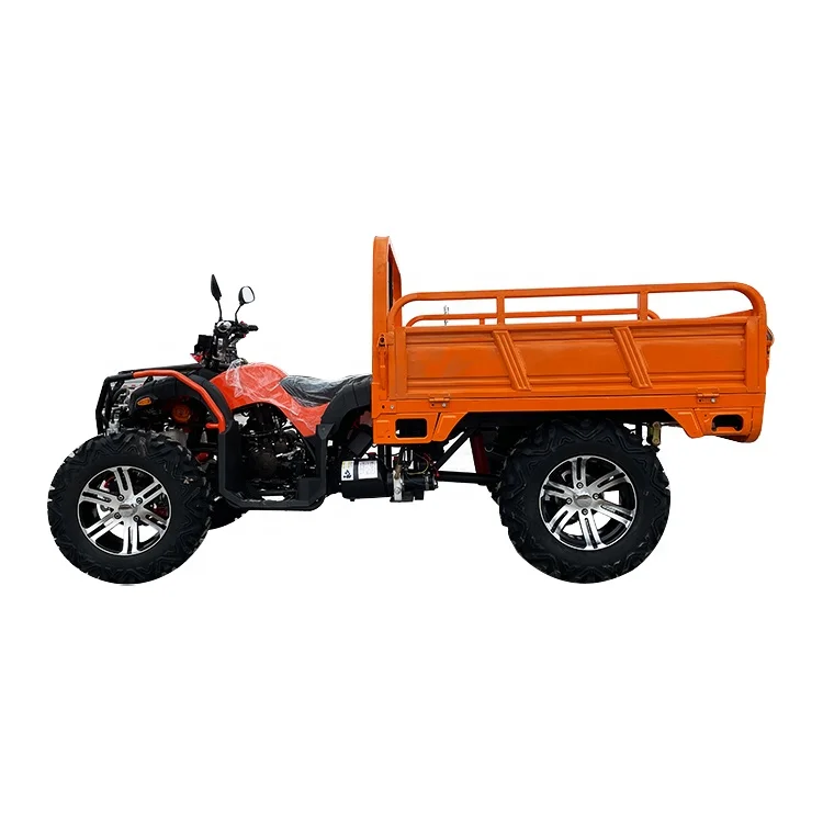 New Design Motor 4X4 Moto Gas Differential Gear Cuatrimoto China Transport Trailer Farm Vehicle Atv