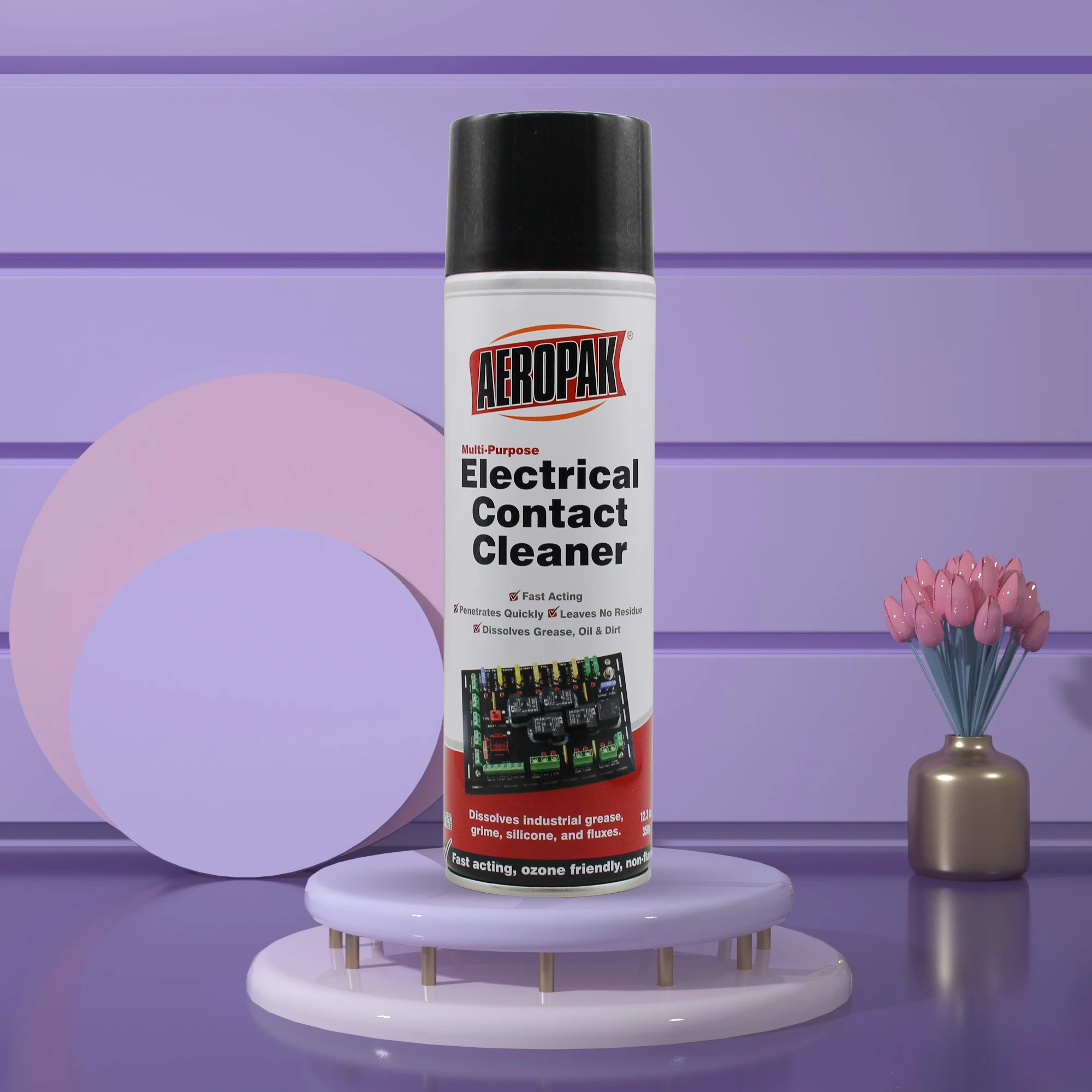 Аэрозольный очиститель для электронных деталей 500 мл