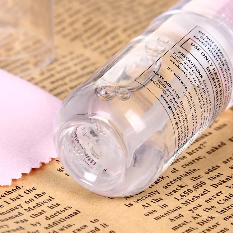 30ml Eyewear Cleaning Liquid matte transparent Glasses Lens cleaner plastic spray bottle eyewear accessories