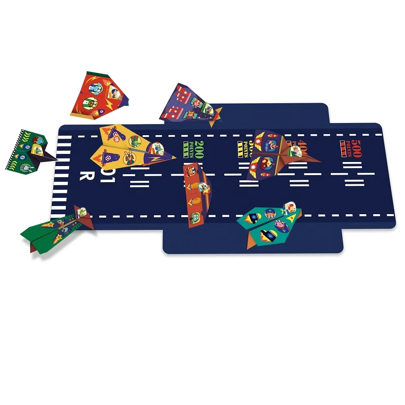 
RTS Educational diy Handmade Discover fun art Toys DIY Paper Plane Kids Assembly Origami Toys 