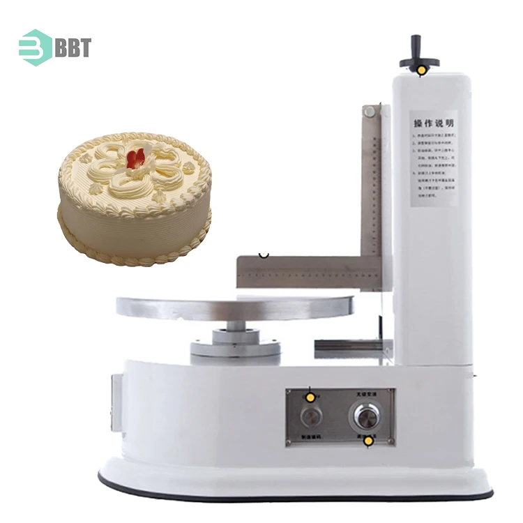 Electric 4-12 Inch Birthday Cake Cream Jam Smearing Machine Automatic Cake Polishing Helper Labor-Saving Equipment