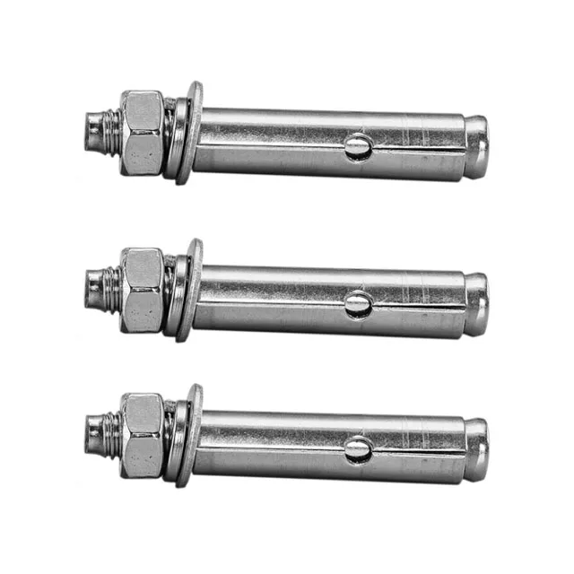 Stainless steel 18-8 304 concrete anchor bolt steel yellow zinc  M10 Sleeve Type Expansion Anchor Bolts