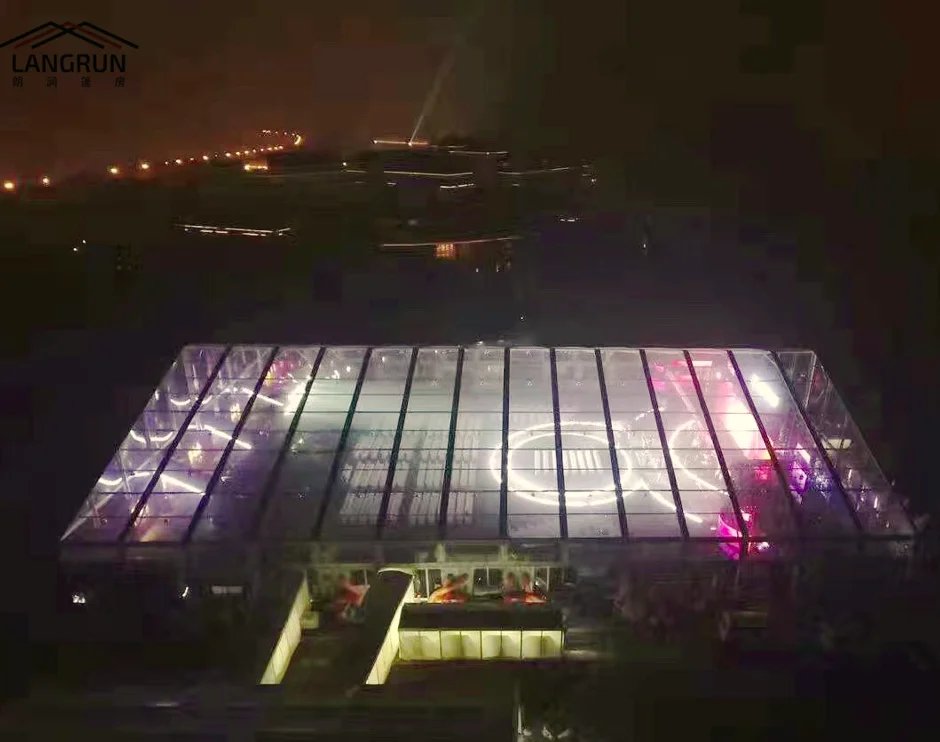 20x30m Outdoor Clear Span  Event Marquee Tent Transparent Wedding Party Tente