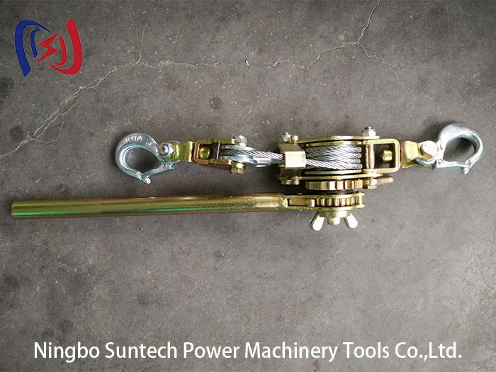 Heavy Duty Manual Ratchet Wire Rope Tighter Steel and Wood Safety Lifting Tools with Stable Performance Cable Puller