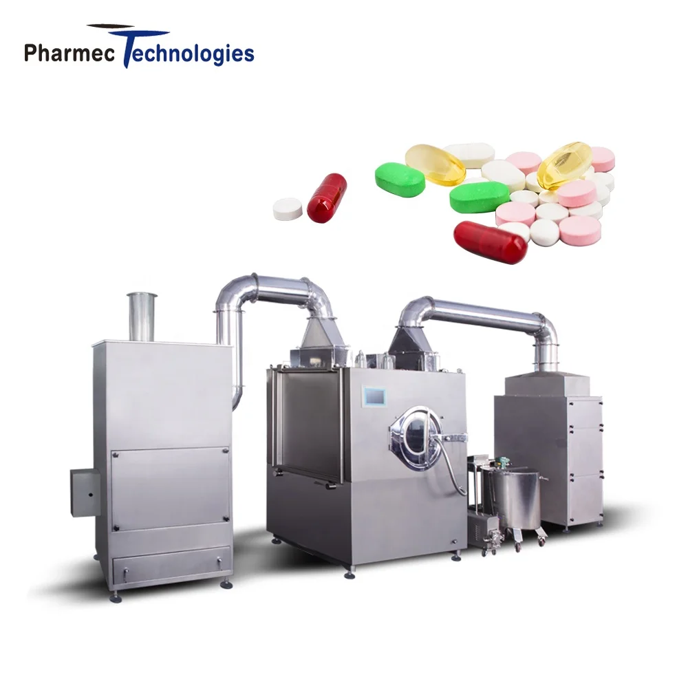 High-efficient Automatic Pharmaceutical Pill Candy Tablet Coating Machine
