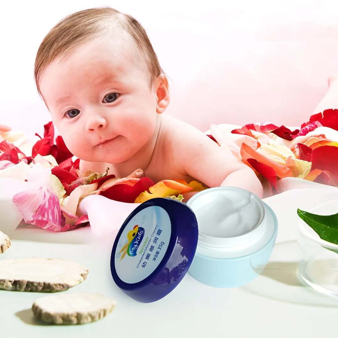 Plant Skin Care Natural Olive Shea Butter Gentle Moisturizing Baby Facial Crack Prevention Moisturizing Cream For Children