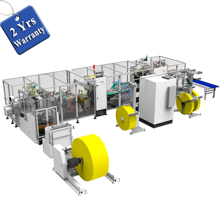 HT140 25kg 50kg laminated Plastic kraft laminated Polypropylene woven valve pocket sack bag Making Machine