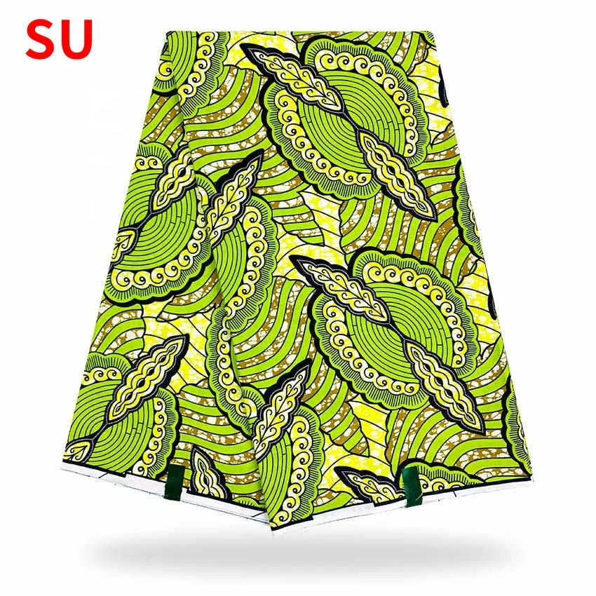 Soft Super Textile Cotton Print Fabric Batik Nigerian Wax Cloth Fabrics