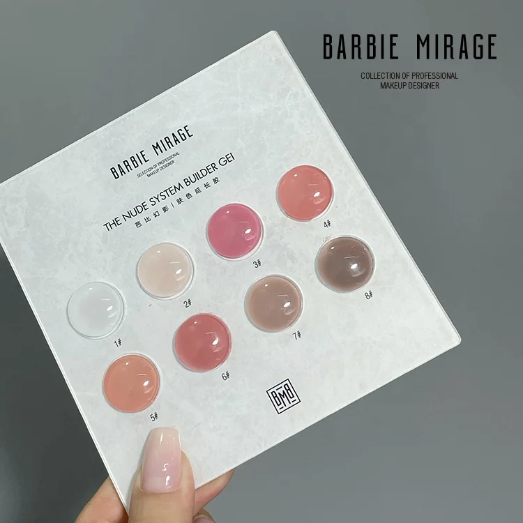 Barbiemirage 40g УФ мягкий гелеобразный чехол для строителей Профессиональный гель наращивания ногтей