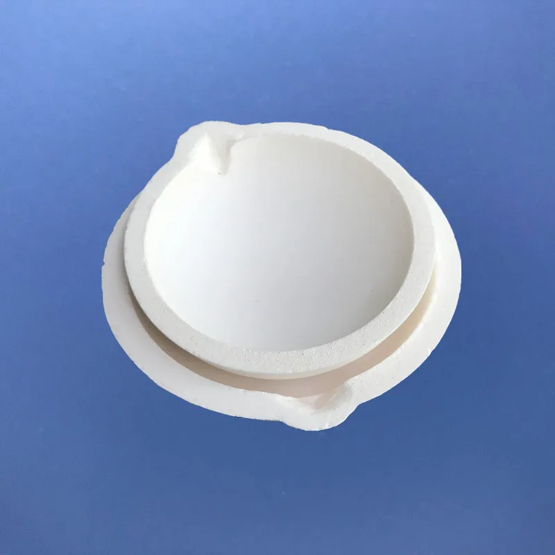 Высококачественная кварцевая керамическая чаша для тигеля для плавки золота по оптовой цене