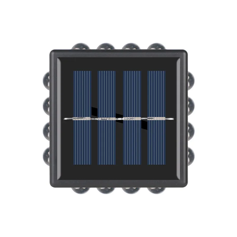 Outdoor Porch Garden decorative Waterproof IP65 four Luminous Solar LED Wall Light