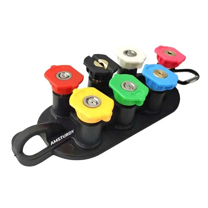 Amsturdy NZK01 car wash ball valve large flow turbo jet rotating nozzle for high pressure washer