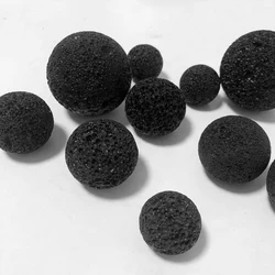 Manufacturer wholesale for sale 2cm 3cm 4cm natural lava stone ball volcanic rock sto gardening