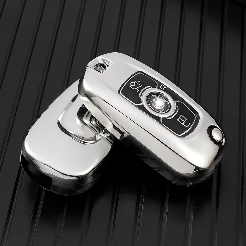 Car Logo New soft TPU Car Key Case Cover for Buick VERANO ENCORE GX GL6 for Opel Vauxhall Astra K Corsa E Protector Shell