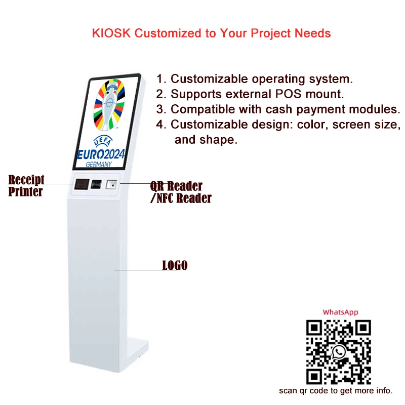 Self Sevice киоск оплаты счетов с считывателем карт atm и msr