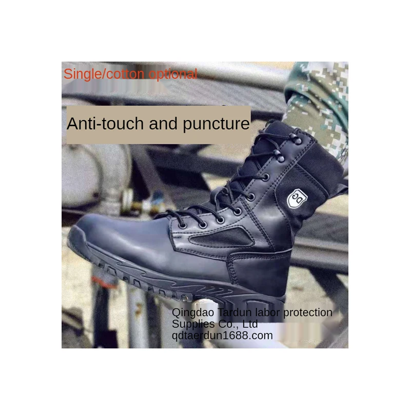 
Wholesale High Quality Wear-Resistant And Breathable Anti-puncture Full Season Safety Boots Shoes 
