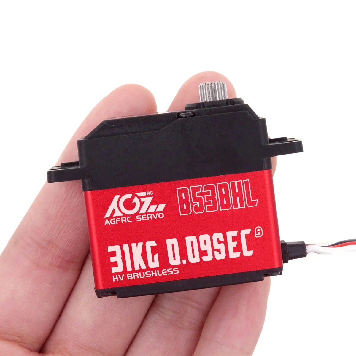 AGFrc Brushless Motor 0.090sec 25T 31kg-cm High Torque Digital Servo For 1/10th RC Cars/Helicopter
