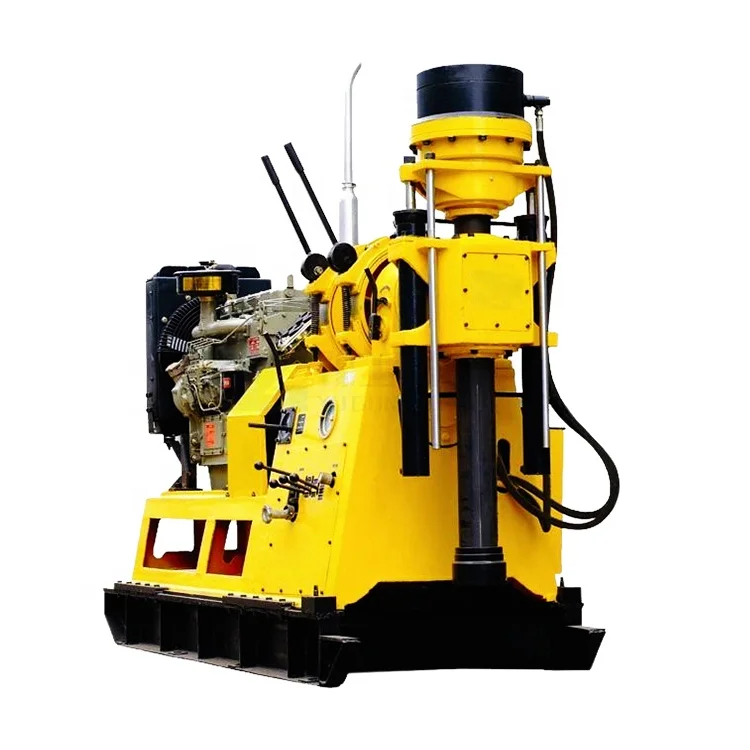 500mm diameter water well borehole drilling rig machine with air compressor and drill tools