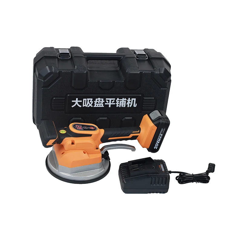 Tile Vibration Machine 20V A71205 Enlarged Tile Suction Cup 12 Speed Adjustable Auto Leveling Handheld Tile Laying Machine