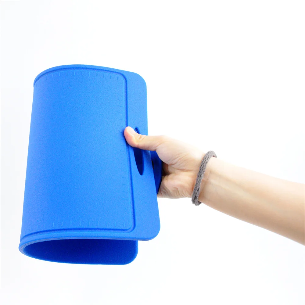 Non Slip Silicone Kitchen Vegetable Cutting Board With Containers Mats Set