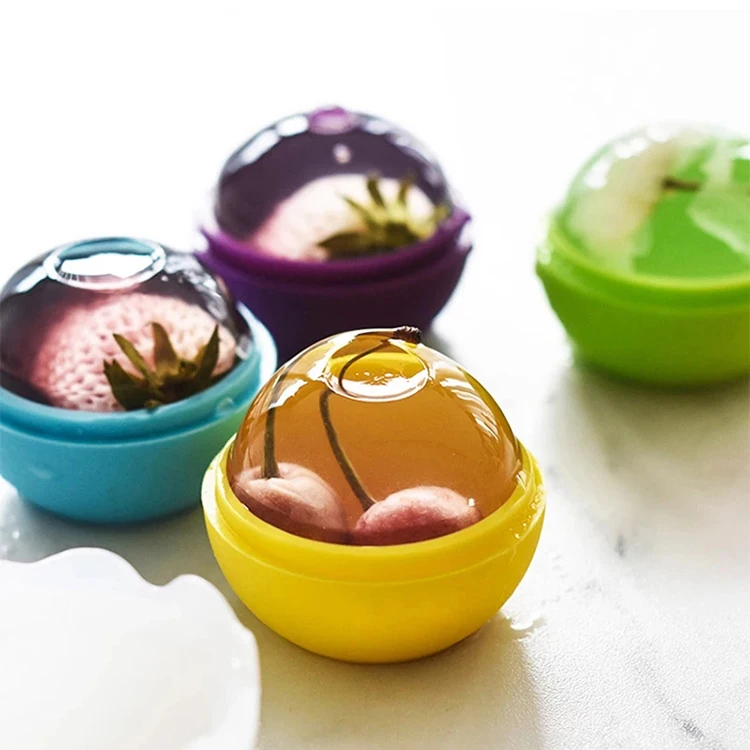Amazon Supply Silicone large spherical chocolate mold lemon tea fruit tea whiskey ice hockey model making BPA Free