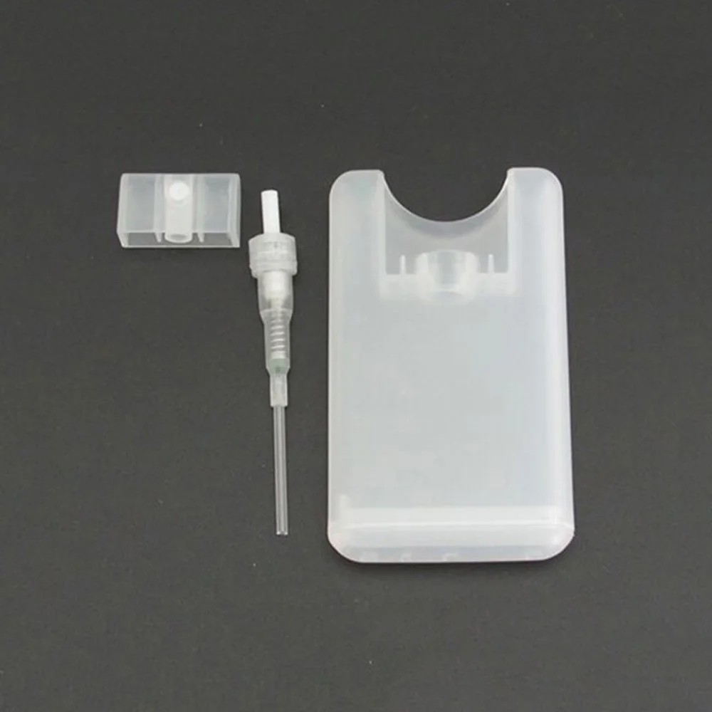 Empty Pocket Size 15ml 20ml Credit Card Spray Bottle For Perfumes