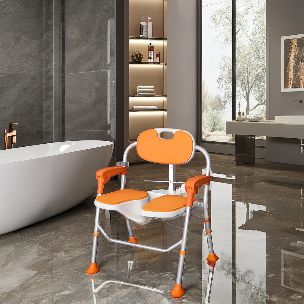 Trending Products 2024 New Arrivals Adjustable Height Multifunctional Shower Chair for Elderly Patients Bench for Bath Healthy