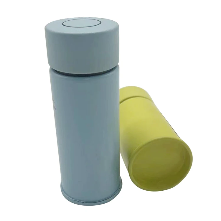 2024 USA Hot Sale CR Child Resistant Tube For Pre-Roll Gummies Custom Printed Food Grade Child Proof Tin Box With Seal Foam