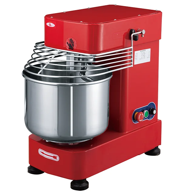 high quality Flour Mixer Commercial Food Mixers With Stainless Steel Bowl Dough Hook Whisk Beater Safety Guard/Bread Dough Mixer