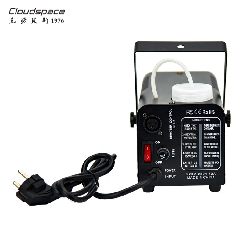 
DJ stage disco Karaoke fogging equipment 400W mini with led lights smoke machine fog for home party special effects for wedding 