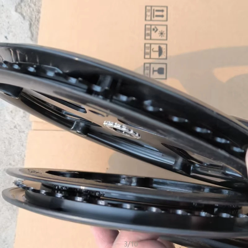 Nylon Cover Protect Kids Bike Chain Wheel Black Crank Double Chainring 2x11Speed Road Bike Chainwheel