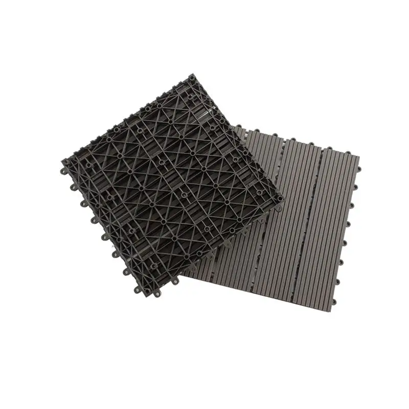 Modern Graphic Design WPC Composite Decking Boards Grey Wood Floor Outdoor Water Resistant outdoor decking