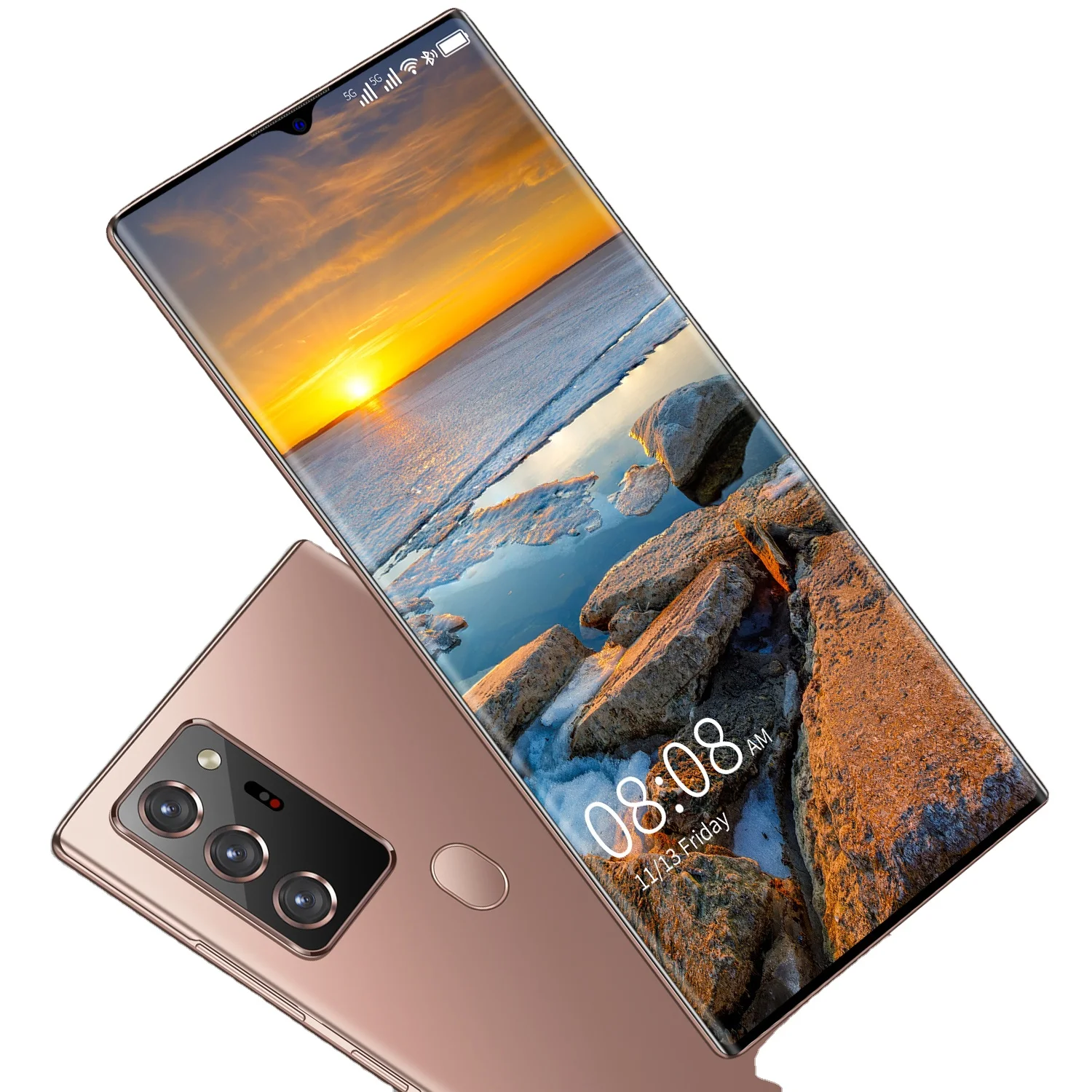 Face ID Dual Sim Smartphone MTK6889 Dual Core Sensor Big Screen Android 10 Mobile Phone
