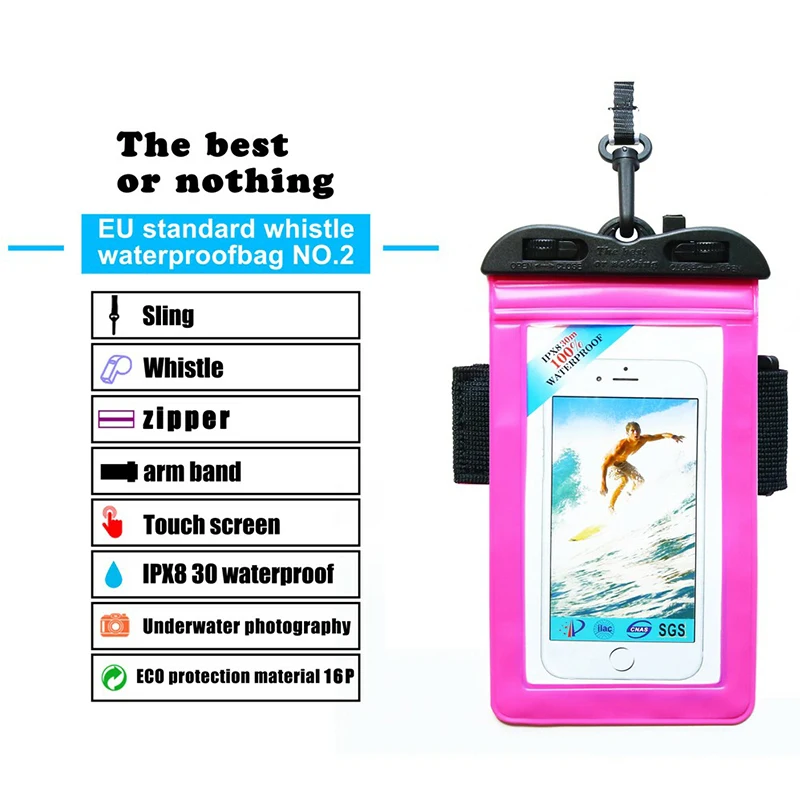 IP68 Universal Waterproof Phone Case Water Proof Bag Mobile Cover For iPhone 13 12 11 Pro Max 8 7 POCO x3 Xiaomi Redmi Samsung