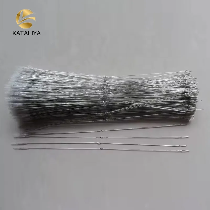 Manufacturer direct Sales Weaving Loom Spare Parts Jacquard Wire Heald Harness Spring steel wires heald for Jacquard loom