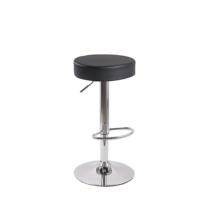 Adjustable Height Swivel Modern Bar Stool Wholesale Round Metal Bar Stool