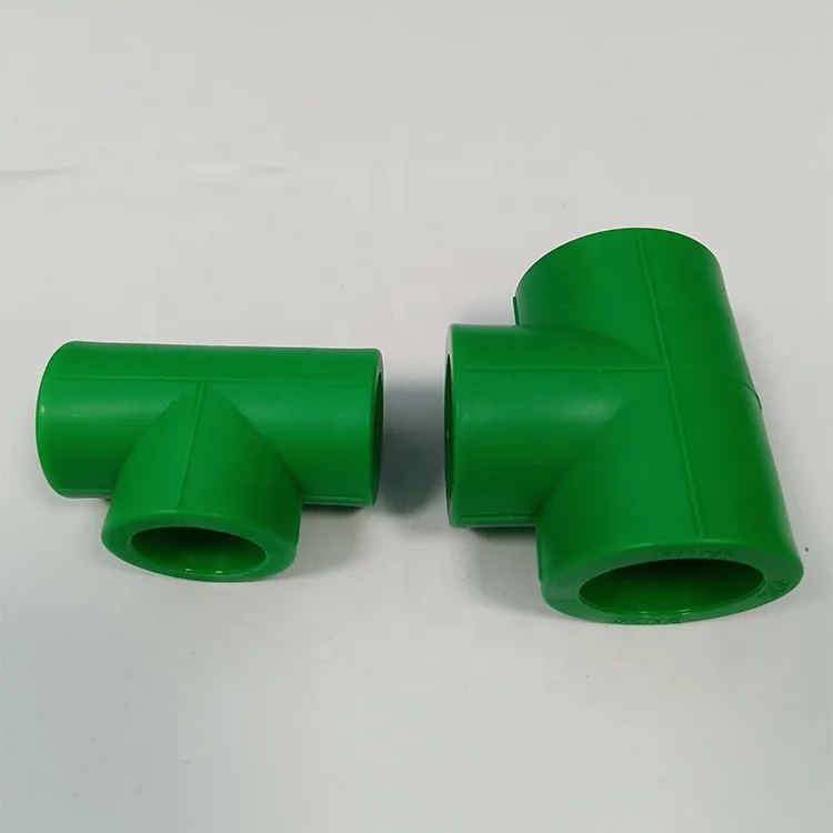 20mm-110mm green color tee Germany Standard Ppr Tee With All Sizes